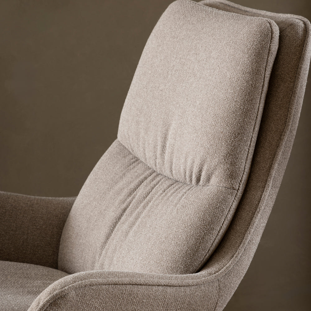 REGENT | כורסת מנהלים מרופדת בבד אריג - KUALA