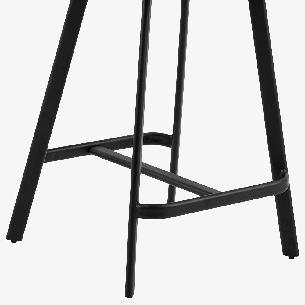 COMPAS |  כיסא בר מודרני מרופד בבד דמוי עור - KUALA