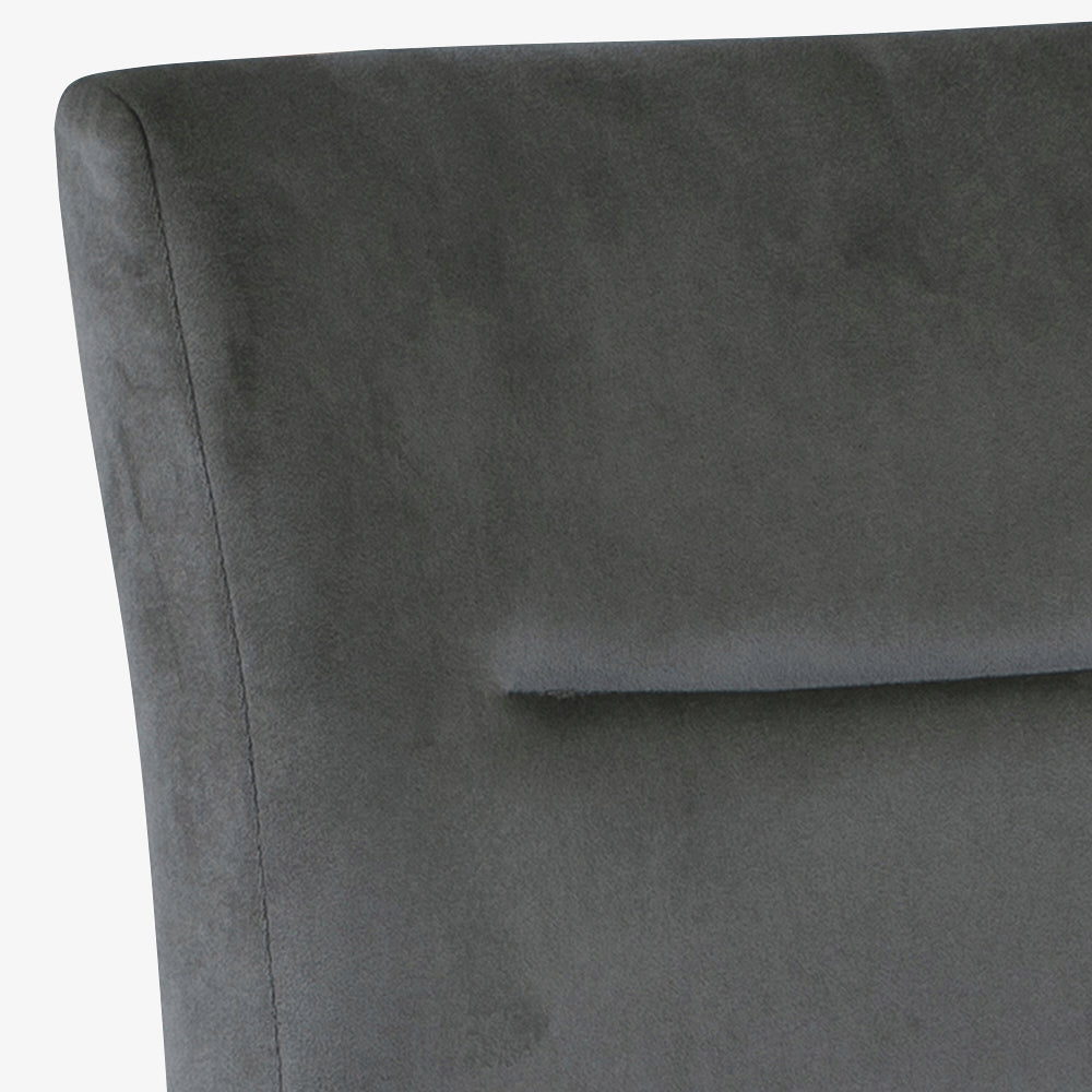 YANTI | כיסא מודרני מרופד בבד קטיפתי - KUALA