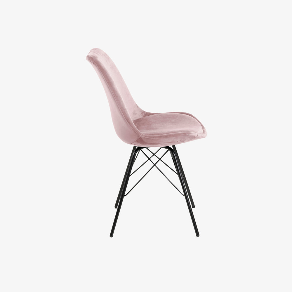 DISCO |  כיסא מודרני מרופד בבד קטיפתי - KUALA