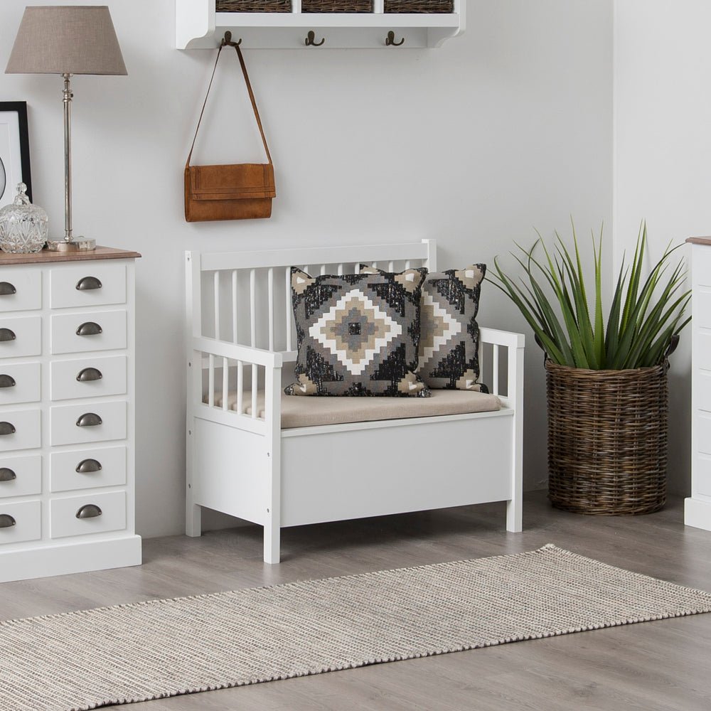 NAOKI | ספסל אחסון כפרי מעץ - KUALA