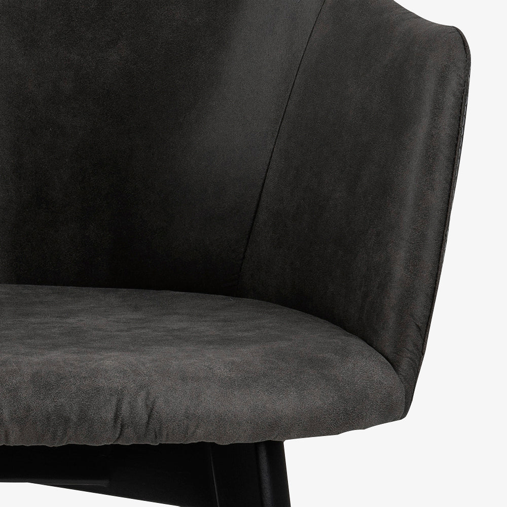 SHIL | כיסא מודרני מרופד עם משענות יד - KUALA