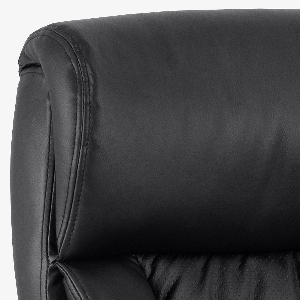 RUI | כורסת מנהלים מרופדת בבד דמוי עור - KUALA