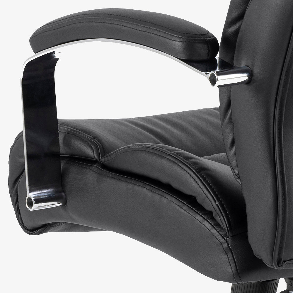 RUI | כורסת מנהלים מרופדת בבד דמוי עור - KUALA