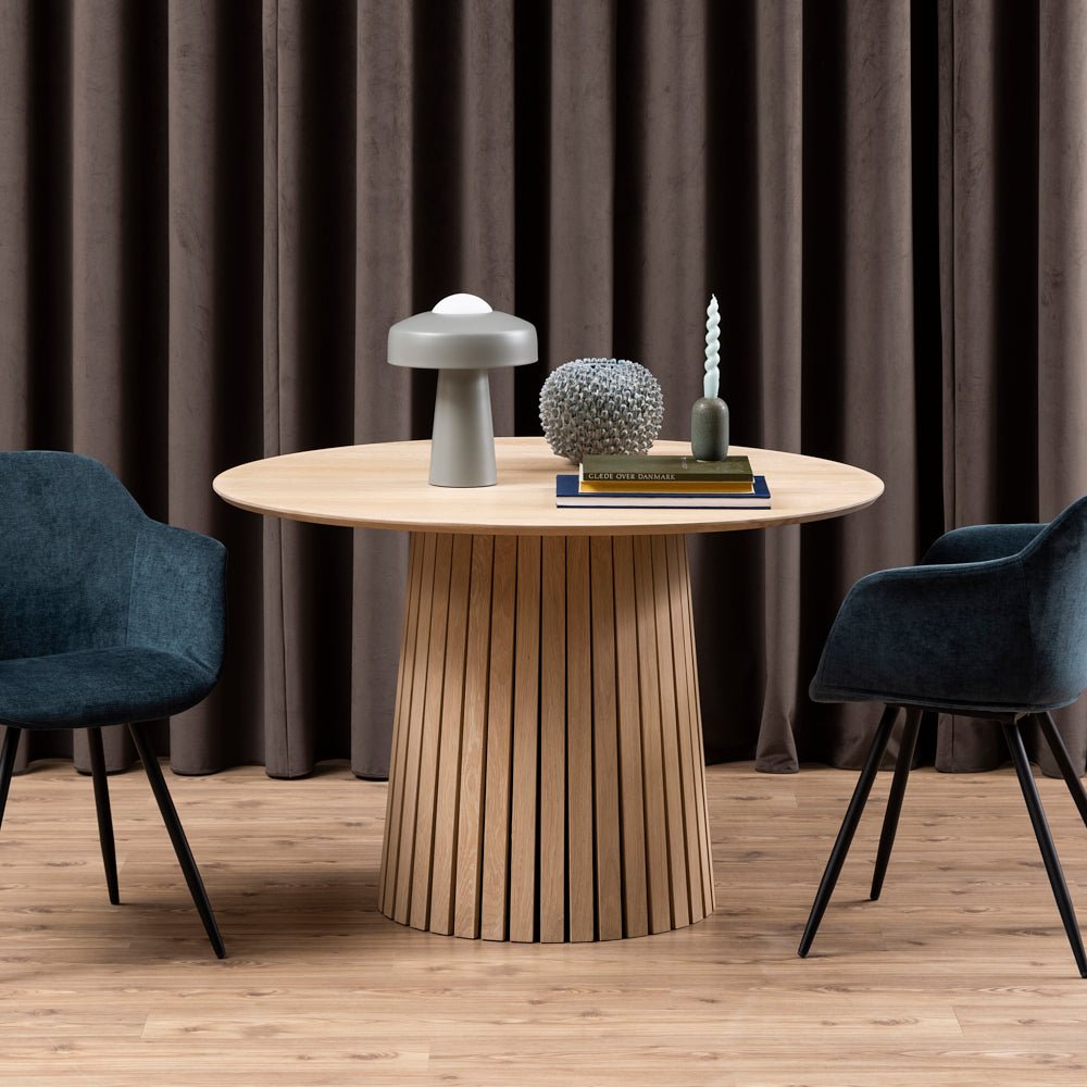 WENU | שולחן אוכל עגול קוטר 120 ס"מ, עד 6 סועדים - KUALA