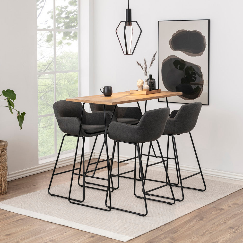 TRITON | כיסא בר מרופד ומעוצב בסגנון מודרני - KUALA