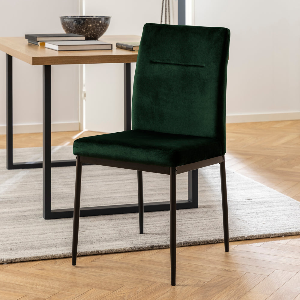 YANTI | כיסא מודרני מרופד בבד קטיפתי - KUALA