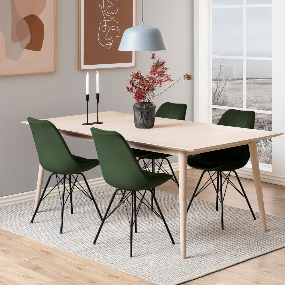 DISCO |  כיסא מודרני מרופד בבד קטיפתי - KUALA