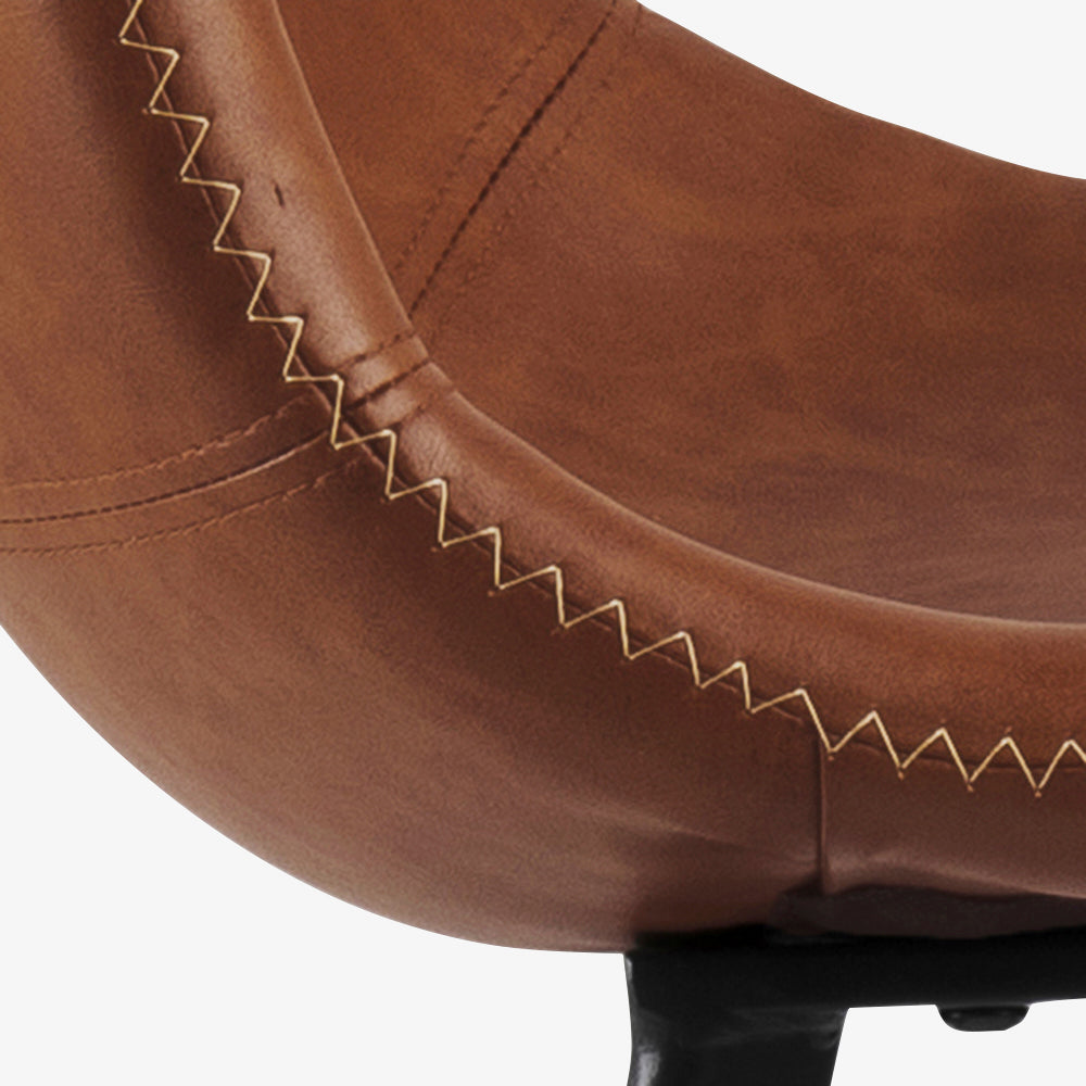 KWAITO | כיסא בר מודרני מרופד בבד דמוי עור - KUALA