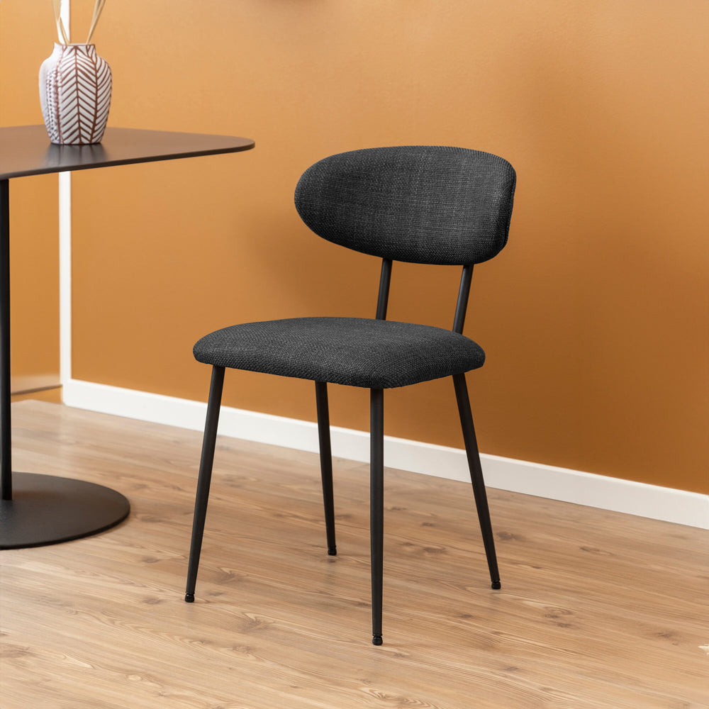 TORUS | כיסא מינמליסטי מרופד בבד אריג - KUALA