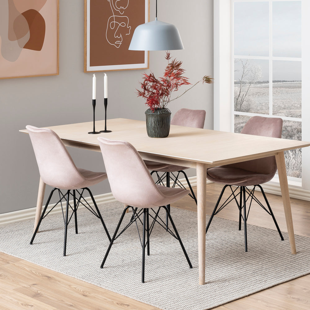 DISCO |  כיסא מודרני מרופד בבד קטיפתי - KUALA