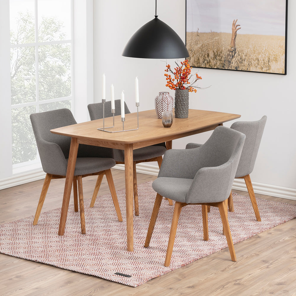 SHIL | כיסא מודרני מרופד עם משענות יד - KUALA