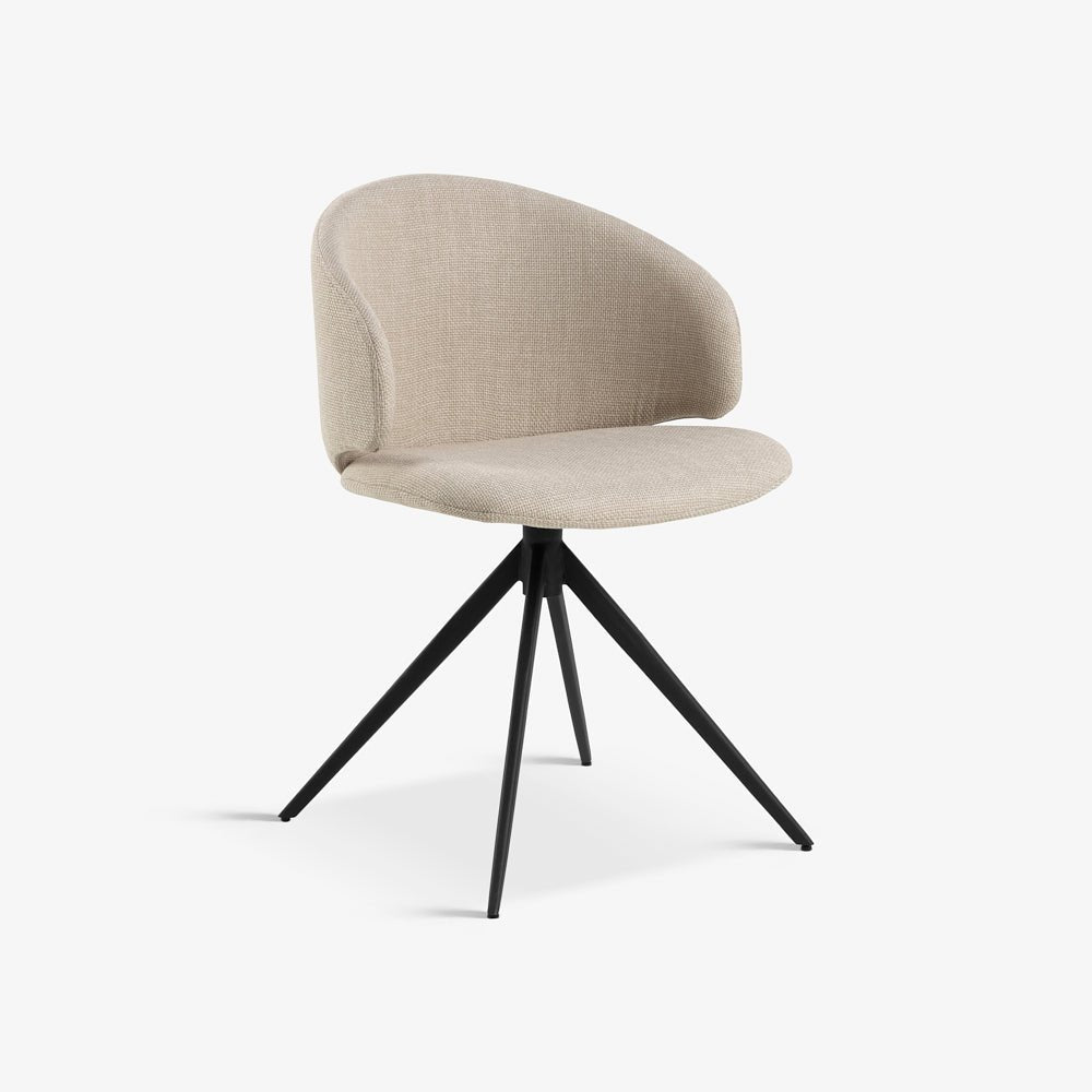 SIRKELU | כיסא מודרני מרופד עם גב מעוגל