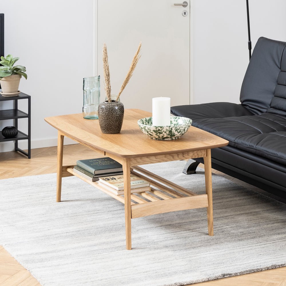 SAMBA | שולחן סלון מלבני מעץ, 130/70 ס"מ