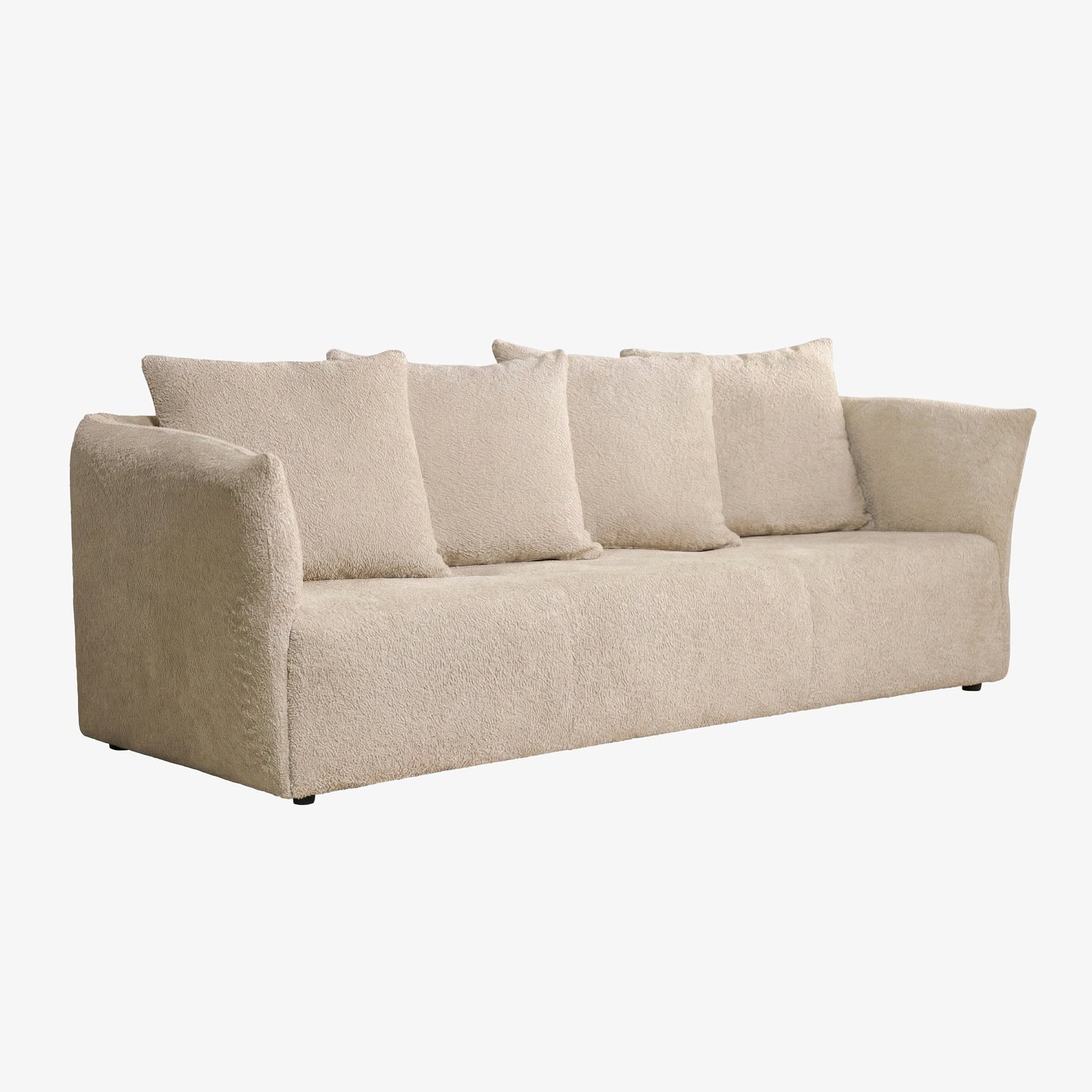 YRSAU | ספה תלת מושבית מודרנית מרופדת בבד אריג - KUALA