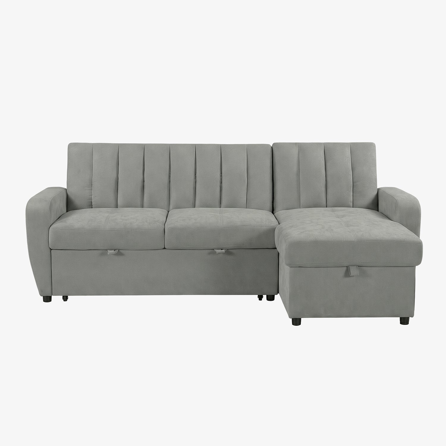 LEIFST | ספת שזלונג נפתחת למיטה, מרופדת בבד אריג, 218 ס"מ - KUALA