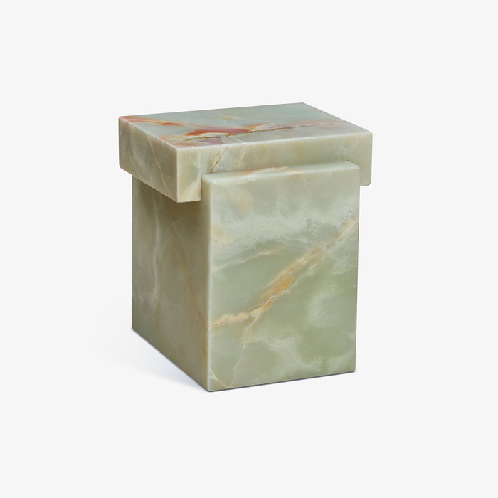KABAL | שולחן צד עשוי אבן אוניקס ירוקה