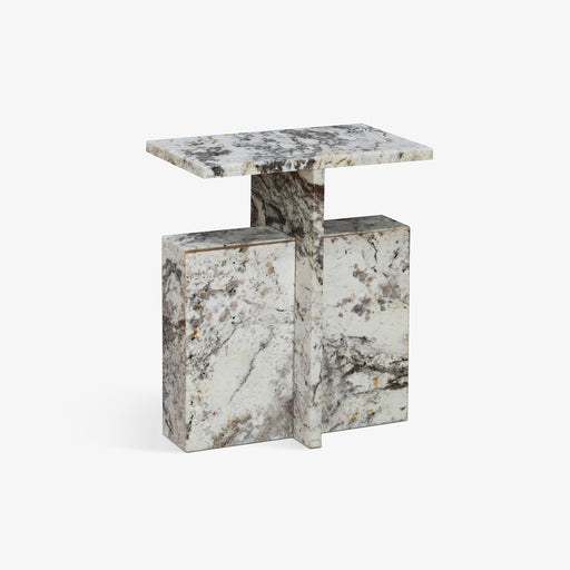 מעבר לעמוד מוצר RAH | שולחן צד עשוי אבן גרניט ווייט-טורפדו מקורית