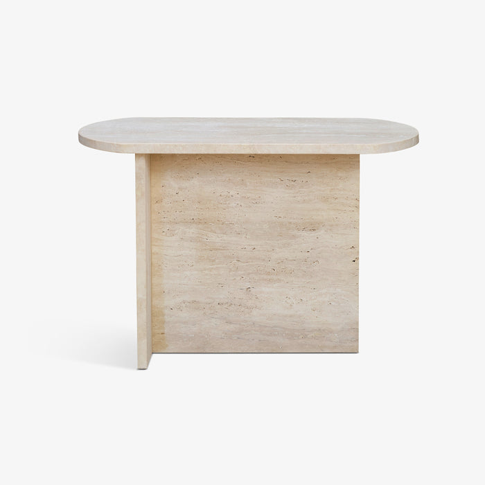 DOGMA | שולחן צד עשוי אבן טרוונטין