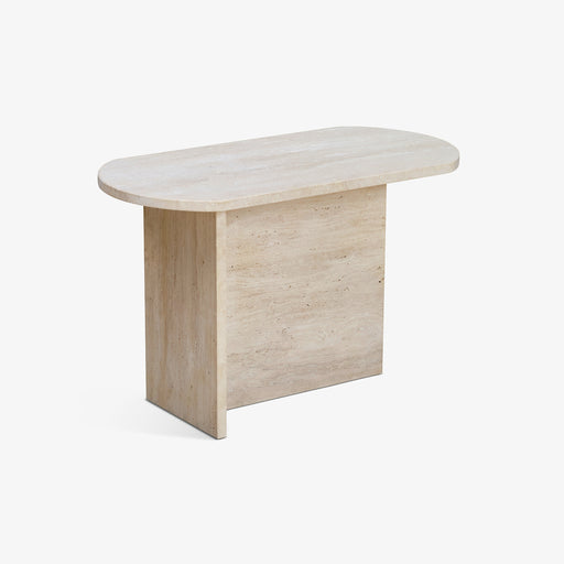 מעבר לעמוד מוצר DOGMA | שולחן צד עשוי אבן טרוונטין