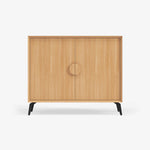 Ula | שידת אחסון עם ידיות מעוצבות בגוון אלון טבעי - KUALA