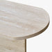 תמונה מזווית מספר 4 של המוצר DOGMA | שולחן צד עשוי אבן טרוונטין