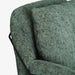 תמונה מזווית מספר 4 של המוצר YOST | כורסא מודרנית רכה מרופדת בד אריג ירוק רחיץ