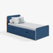 תמונה מזווית מספר 7 של המוצר LIDIA | מיטת נוער מעץ עם מגירות אחסון