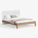 תמונה מזווית מספר 8 של המוצר UMMA | מיטה אקלקטית עם מסגרת עץ אלון מלא