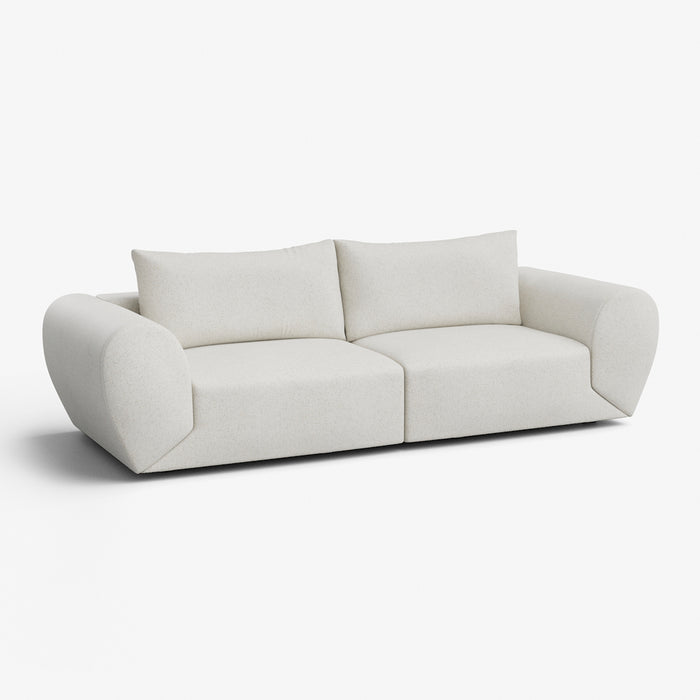 BOXA | ספה דו מושבית בעיצוב נורדי מרופדת בבד מיקרופייבר