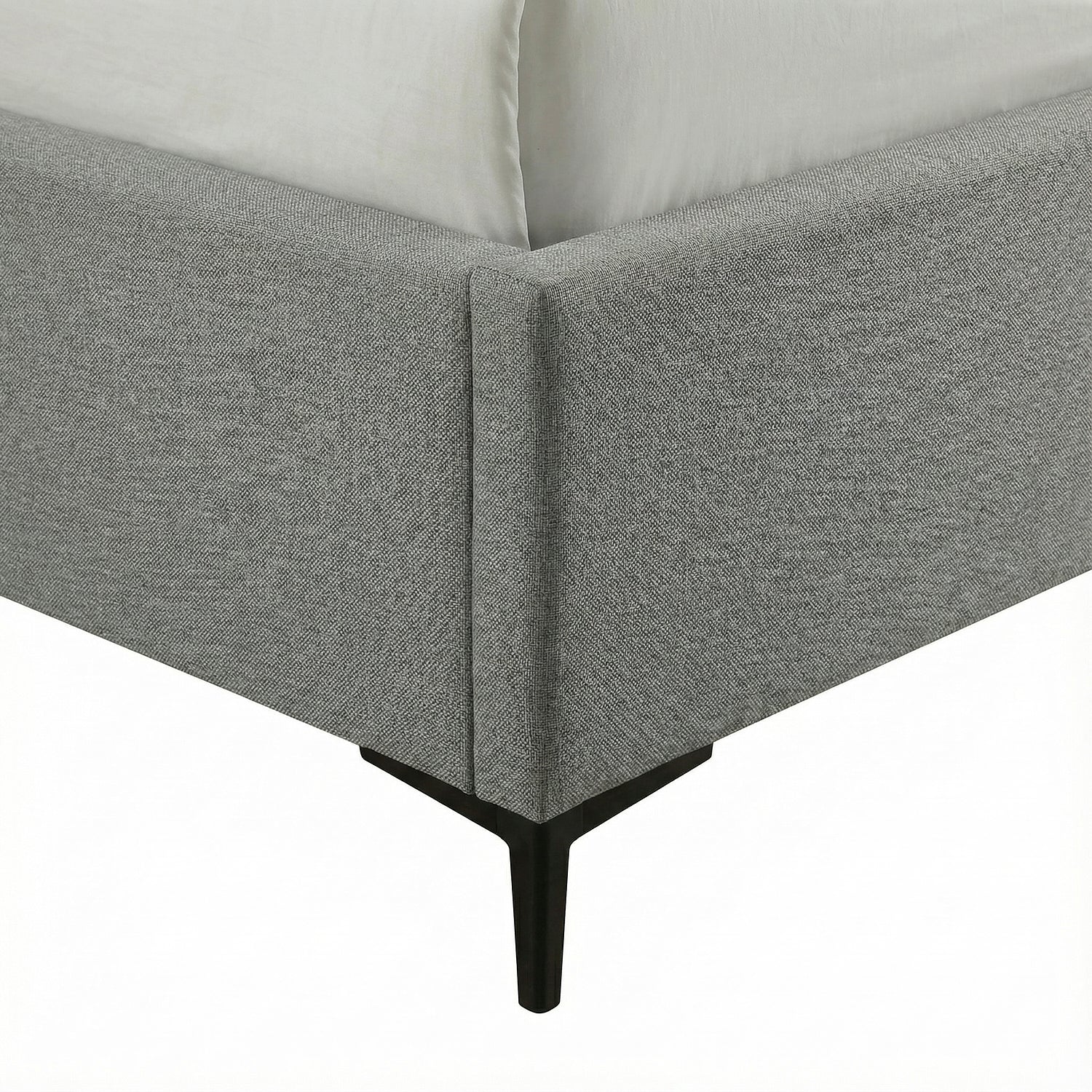 EDDAB | מיטה מודרנית מרופדת בבד אריג - KUALA