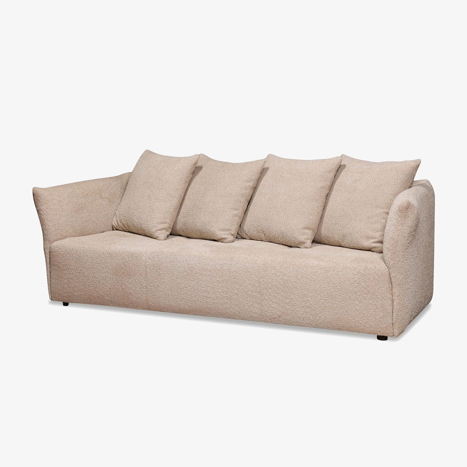 YRSAU | ספה תלת מושבית מודרנית מרופדת בבד אריג - KUALA