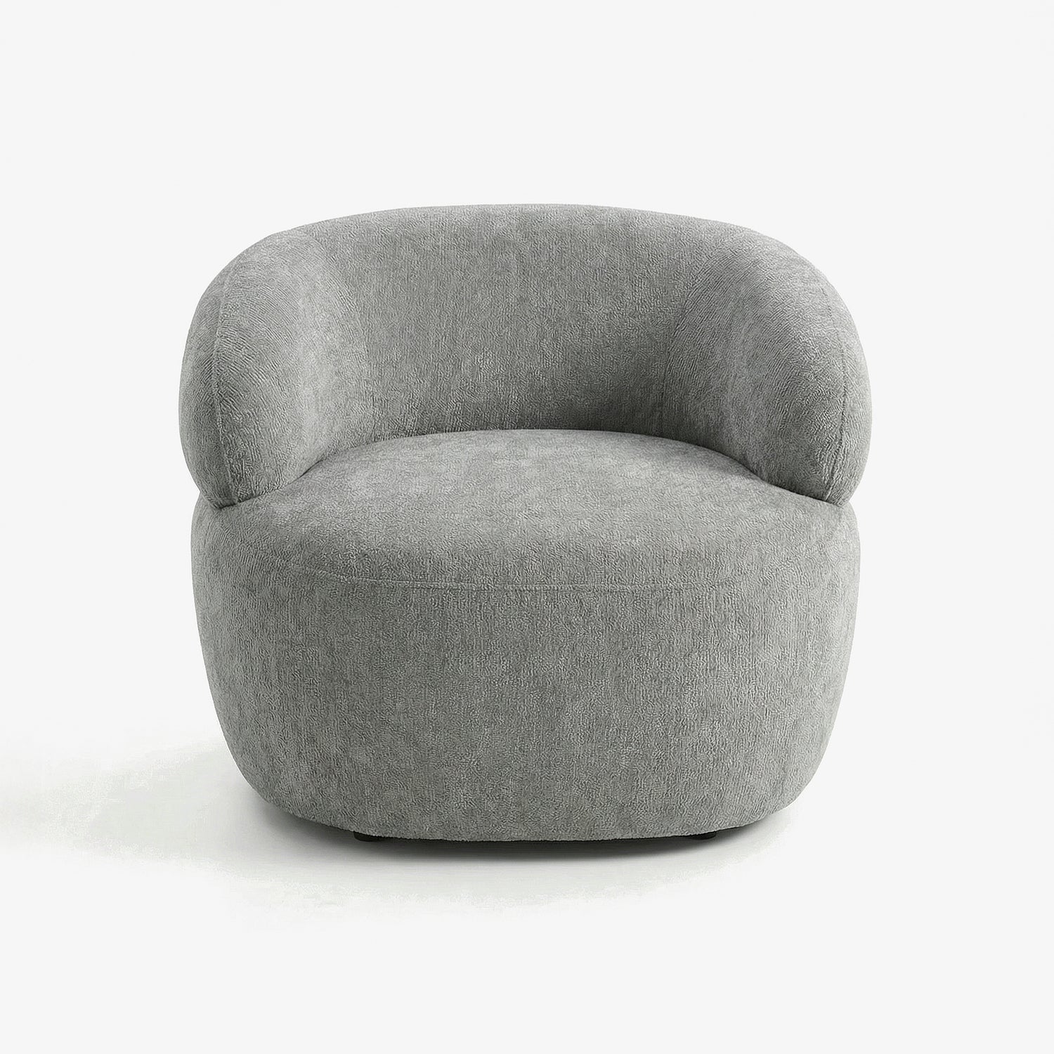 LAVAKO | כורסא מעוגלת מרופדת בבד אריג - KUALA