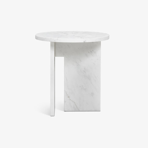 מעבר לעמוד מוצר CHOX | שולחן צד מיוחד עשוי שיש קוורץ לבן מקורי