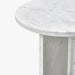 תמונה מזווית מספר 5 של המוצר CHOX | שולחן צד מיוחד עשוי שיש קוורץ לבן מקורי