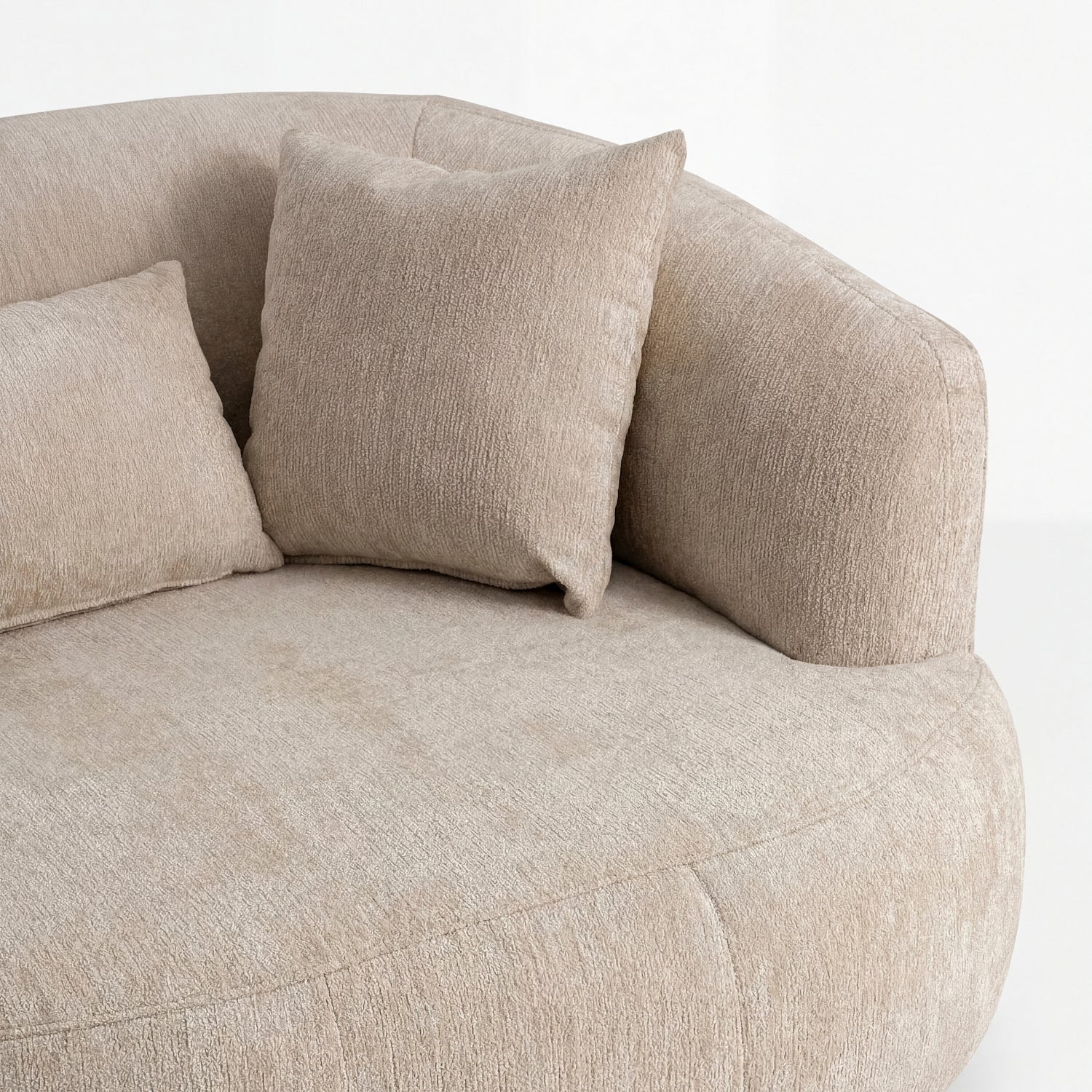 REINT | ספה נורדית מרופדת בבד אריג, 284 ס"מ - KUALA