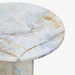 תמונה מזווית מספר 3 של המוצר BOPIG | שולחן צד עשוי אבן אוניקס כחולה