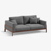 תמונה מזווית מספר 10 של המוצר Edwa | ספה דו מושבית לסלון עם מסגרת עץ מלא