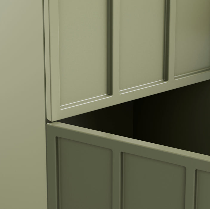 TAKAMA | שידה בעיצוב נורדי עם 4 דלתות דקורטיביות