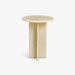 תמונה מזווית מספר 1 של המוצר IDEAL | שולחן צד עשוי אבן אוניקס צהובה