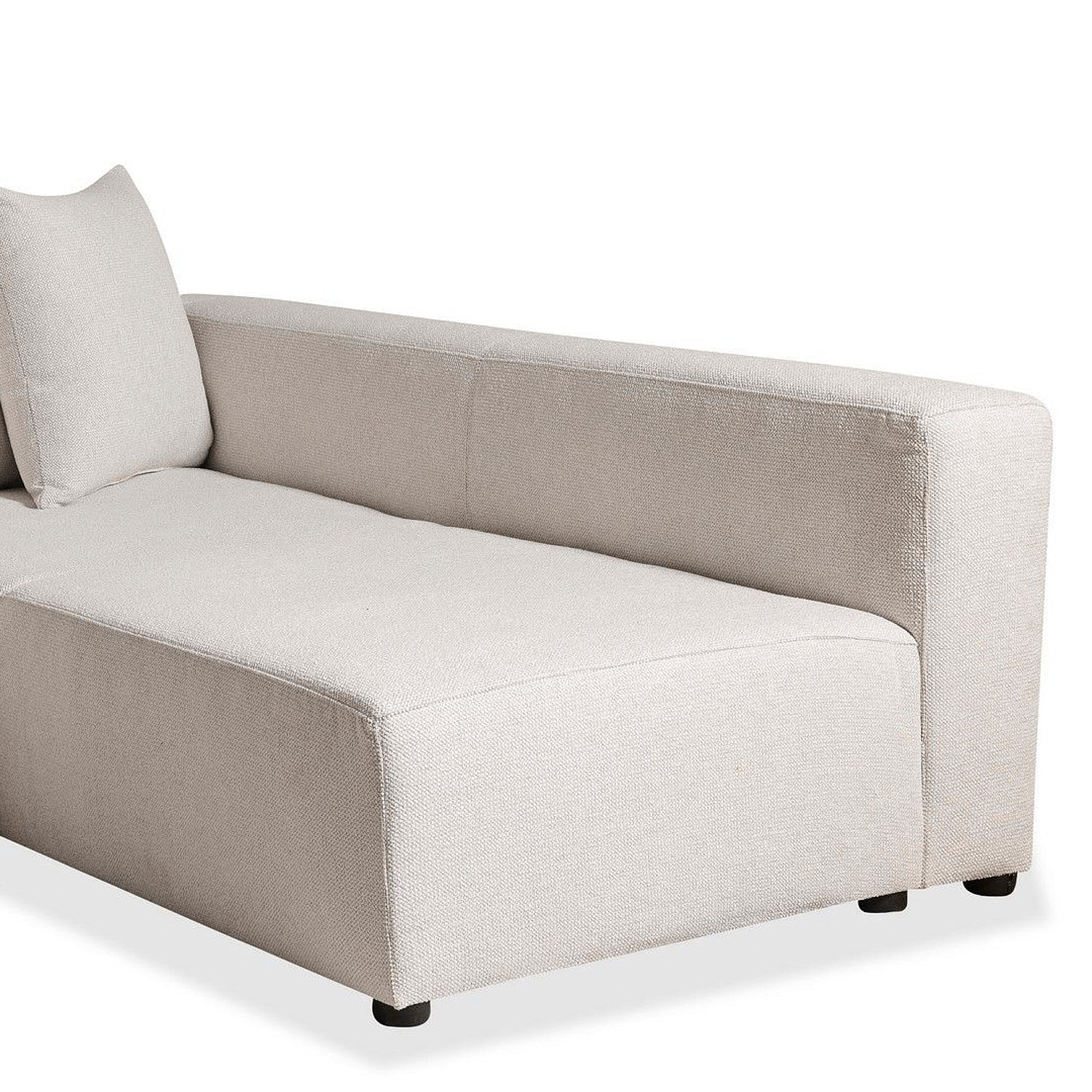 EBBERO | ספה פינתית מודרנית מרופדת בבד אריג - KUALA