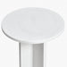 תמונה מזווית מספר 4 של המוצר KLOSS | שולחן צד עשוי שיש קוורץ לבן מקורי