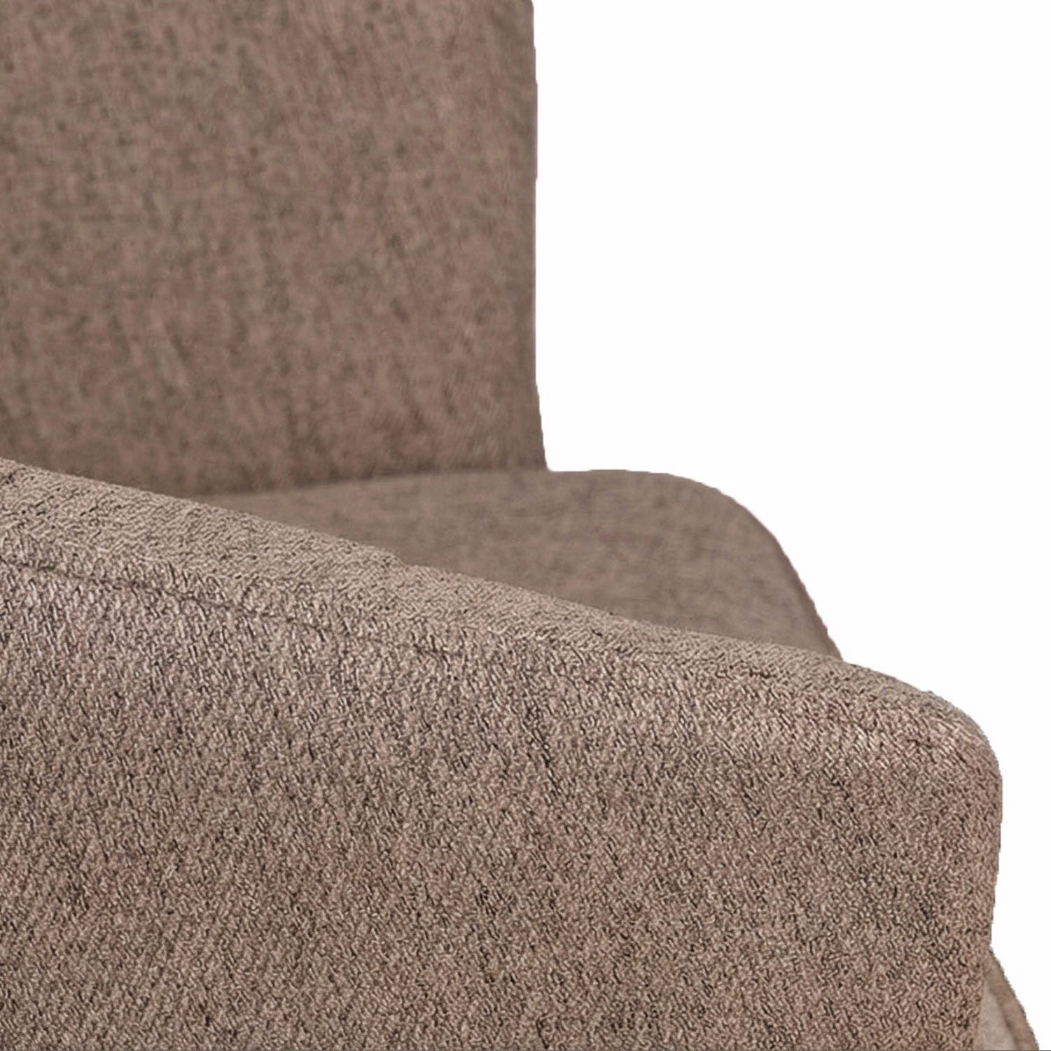 ARNEMARO | כיסא אוכל מרופד בבד אריג בשילוב רגלי מתכת