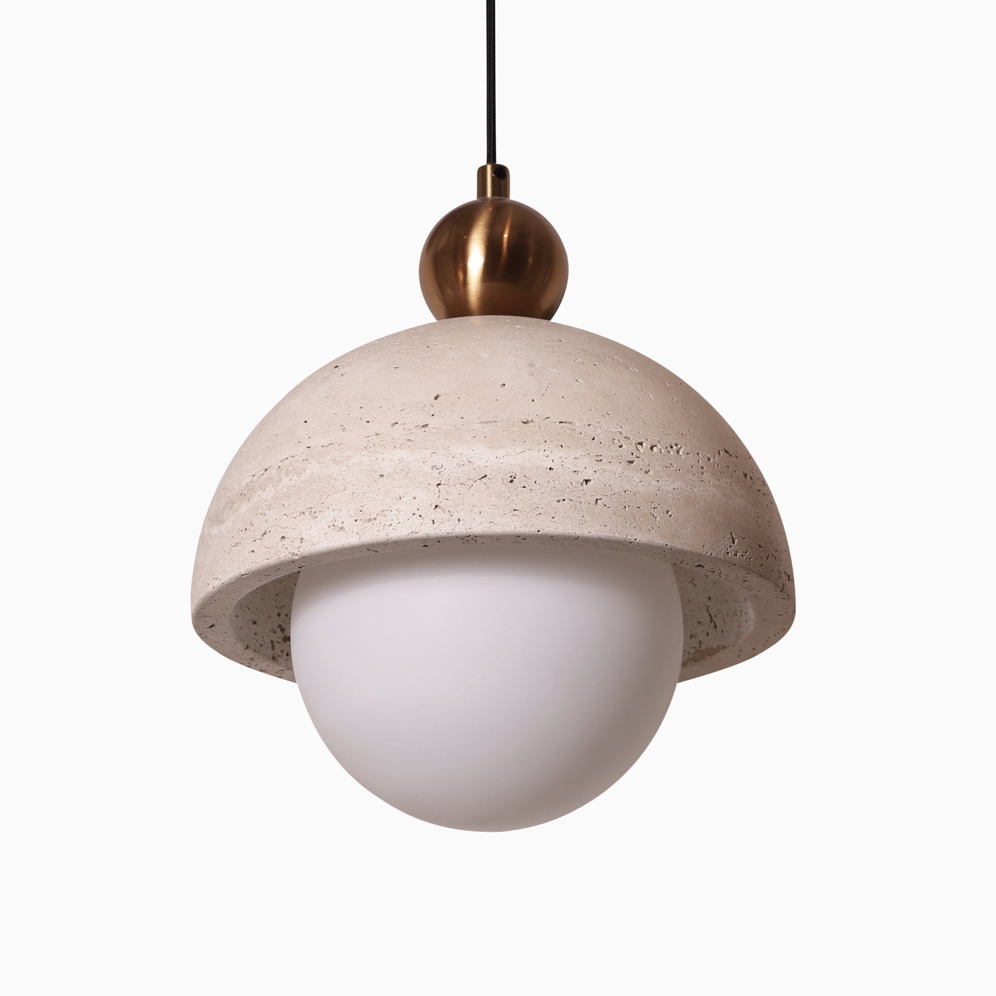 GAVO | מנורת תליה מעוצבת בשילוב טרוורטין