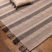 תמונה מזווית מספר 2 של המוצר SHUBHAM | שטיח בוהו שיק ארוג בעבודת יד