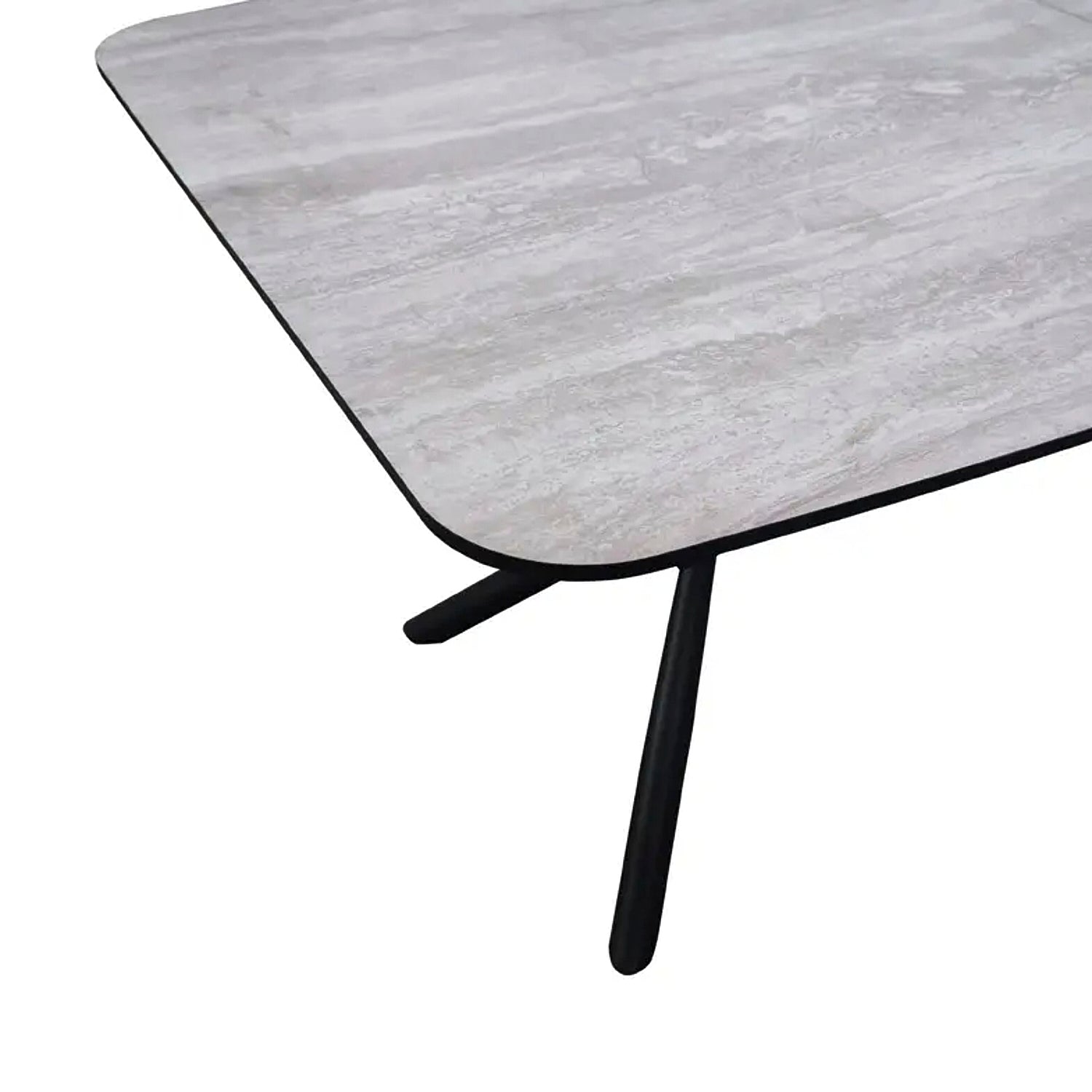 KARG | שולחן אוכל מלבני 180/100 ס"מ, נפתח ל-270 ס"מ, עד 12 סועדים