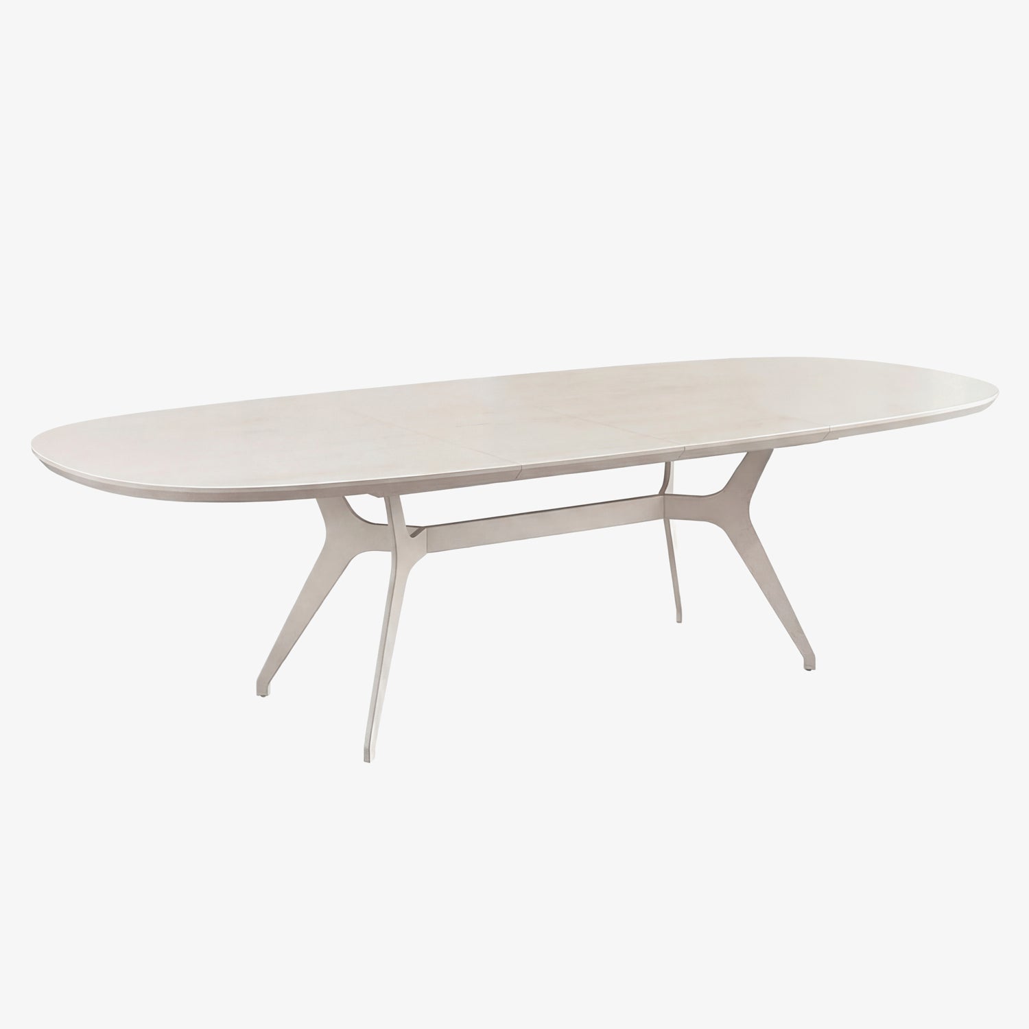 LINNI | שולחן אוכל אובלי 200/100 ס"מ, נפתח ל-300 ס"מ, עד 14 סועדים