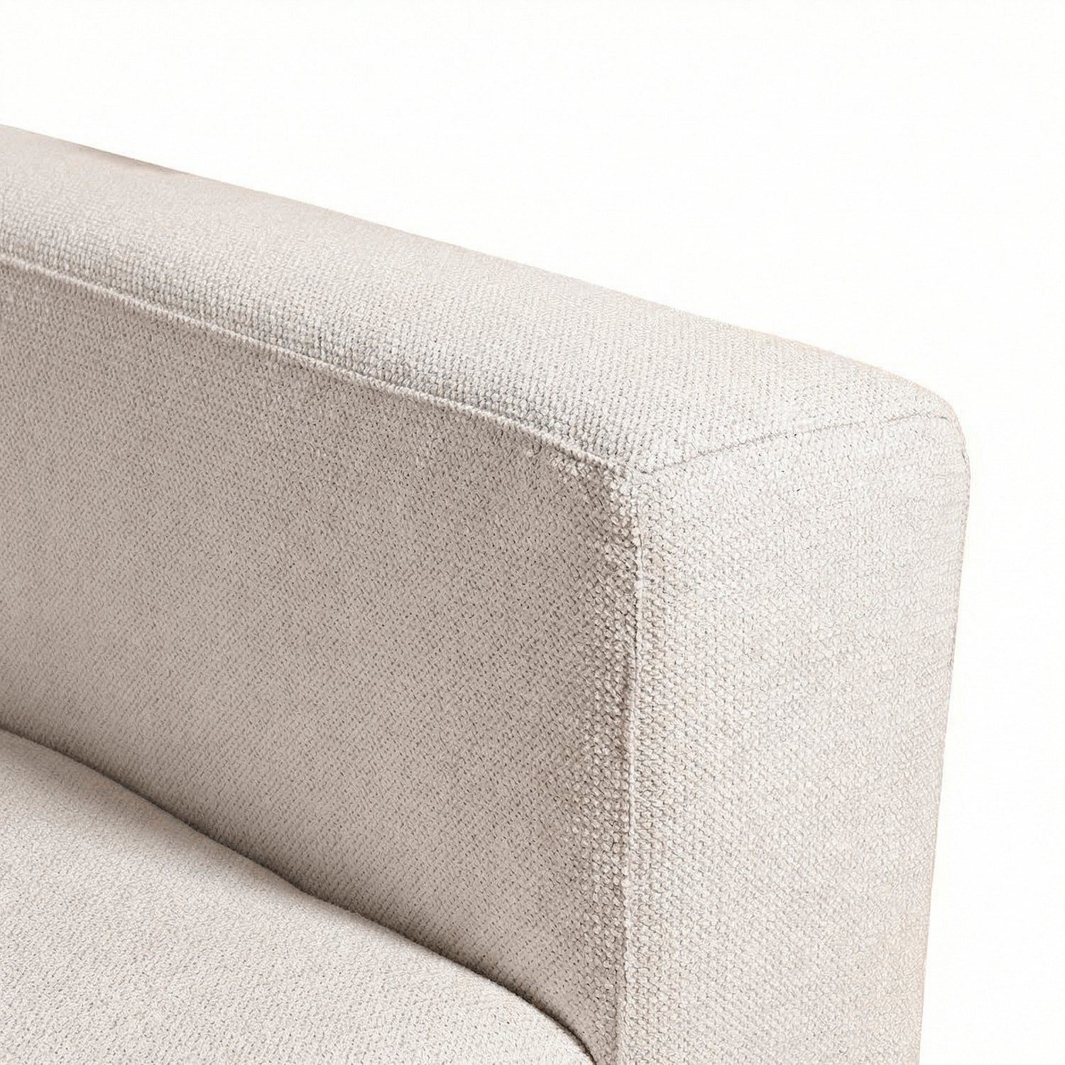 EBBERO | ספה פינתית מודרנית מרופדת בבד אריג - KUALA