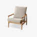 תמונה מזווית מספר 3 של המוצר CHONZEN | כורסא מעץ בעיצוב סקנדינבי