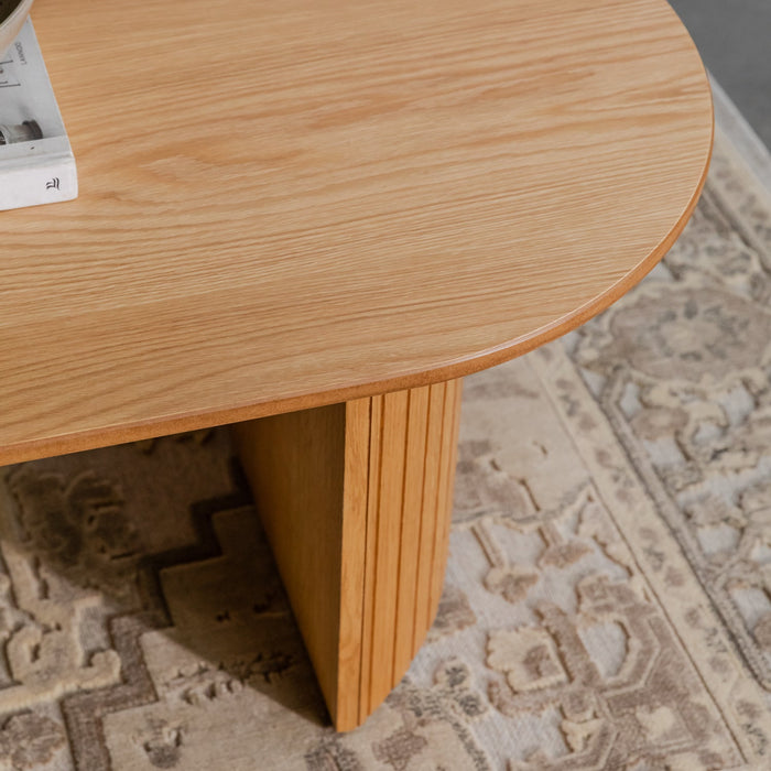 JUAN | שולחן סלון אובלי מעוצב בסגנון סקנדינבי ברוחב 120 ס"מ